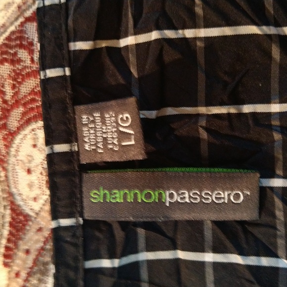 Size L check black an white loose fitting blouse - Picture 11 of 12